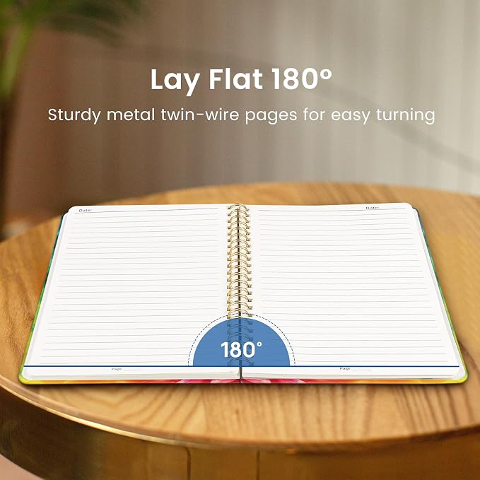 Taja Lined Spiral Journal Notebook - Image 4