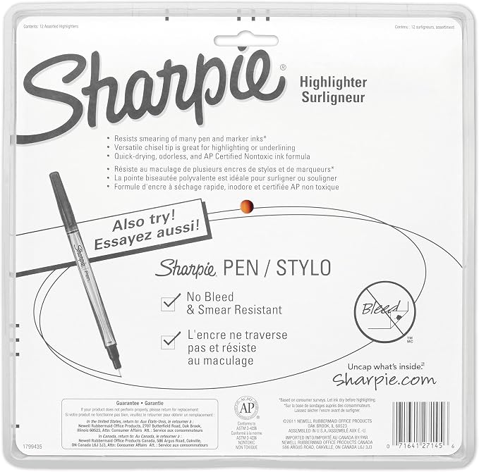 Sharpie Pocket Highlighters, Chisel Tip, Quick Dry, Note-Taking, Student & - Image 7