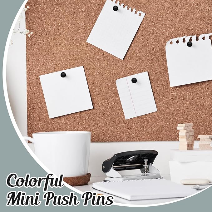 Outus 60 Pcs Giant Push Pins Jumbo Tacks 1/1.8inch Plastic Head - Image 3