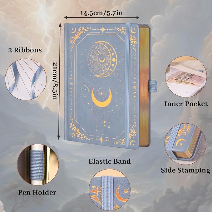TIEFOSSI Dot Journal, 160gsm 190 Numbered Pages, Diary - Image 2