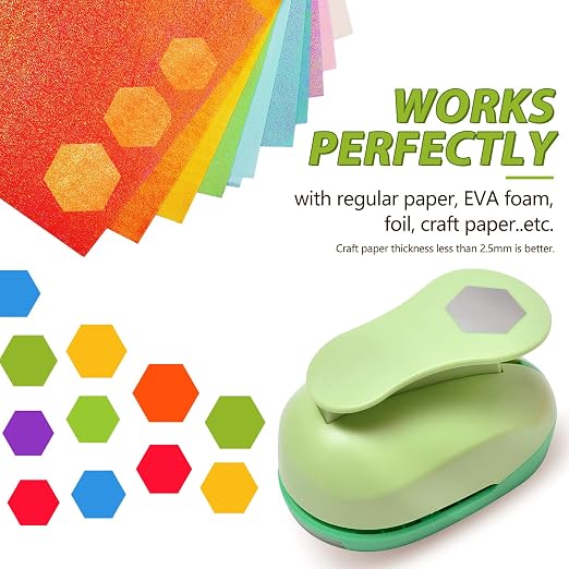 UCEC 2.75 Inch Hexagon Paper Punch - Image 5