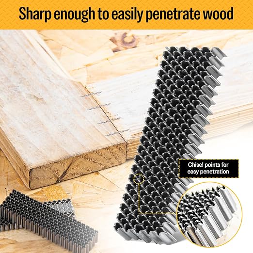 meite Corrugated Fasteners MC114 25 Gauge 1-Inch Crown 1/4-Inch Length Staples - Image 5