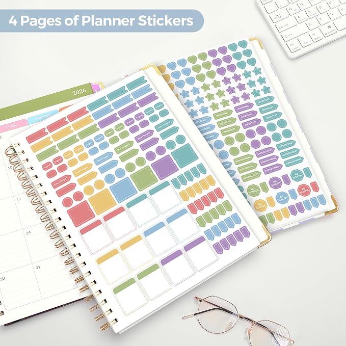 SKYDUE Teacher Planner 2026-2027 Academic Year, 8.5" x 11" Deluxe Teacher - Image 3