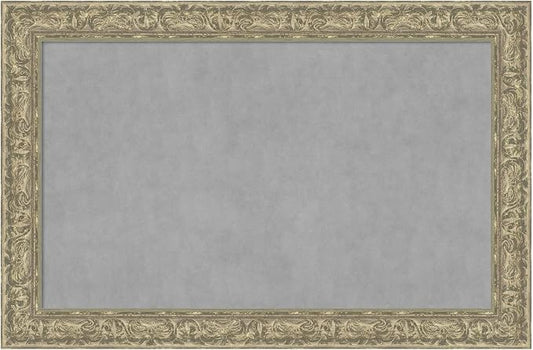 Amanti Art Silver Framed Magnetic Board 31x47 Large Vision Board by AmantiArt
