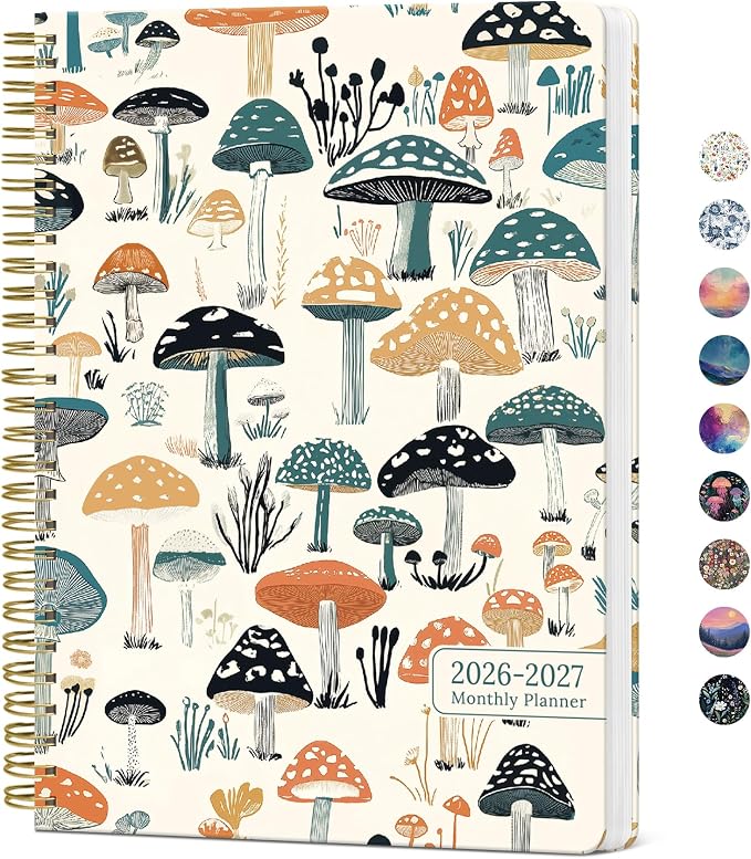 Monthly Planner 2026-2027, Aesthetic 2 Year Months Planner Calendar, 18-Months by Taja