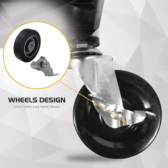 Olympia Tools 85-188 Pack-N-Roll Folding Collapsible Service Cart, 150LB - Image 6