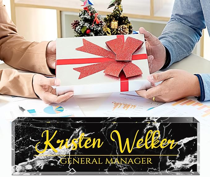 Name Plate for Desk, Desk Name Plate Personalized, Office Decor for Women Men - Image 5