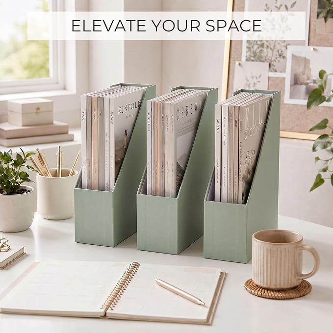 ZICOTO Beautiful Magazine Holder Set Of 3 - Image 2