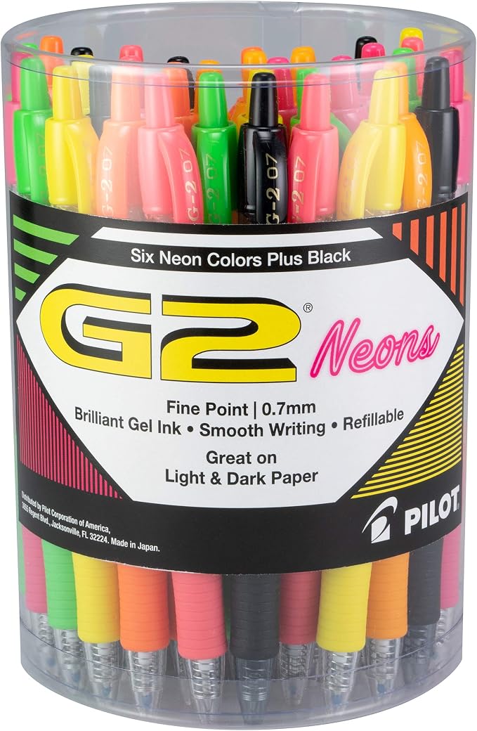 Pilot G2 Premium Refillable and Retractable Rolling Ball Colored Gel Pens by PilotCorporationofAmerica