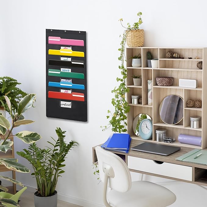 Black Hanging Wall File Organizer - Image 5