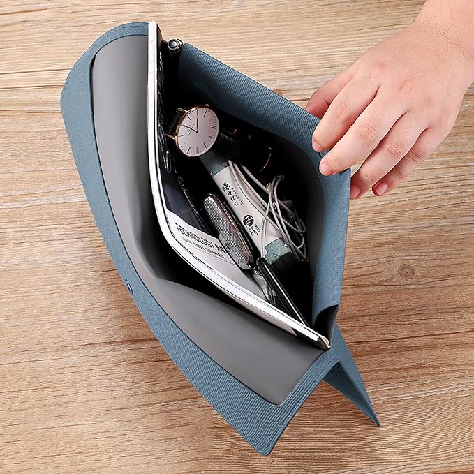 VANRA 1 Piece PU Leather Envelope File Folders A4 Paper Document Filing - Image 5
