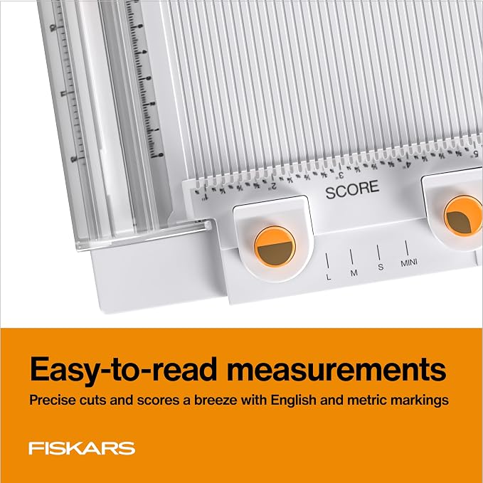 Fiskars 12" All-in-One PPC Tool, TripleTrack System, Scoring Surface, Pom Pom - Image 7