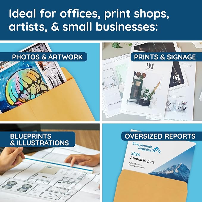 Blue Summit Large Mailing Envelopes 13x18, Large Envelopes 13x18 - Image 5