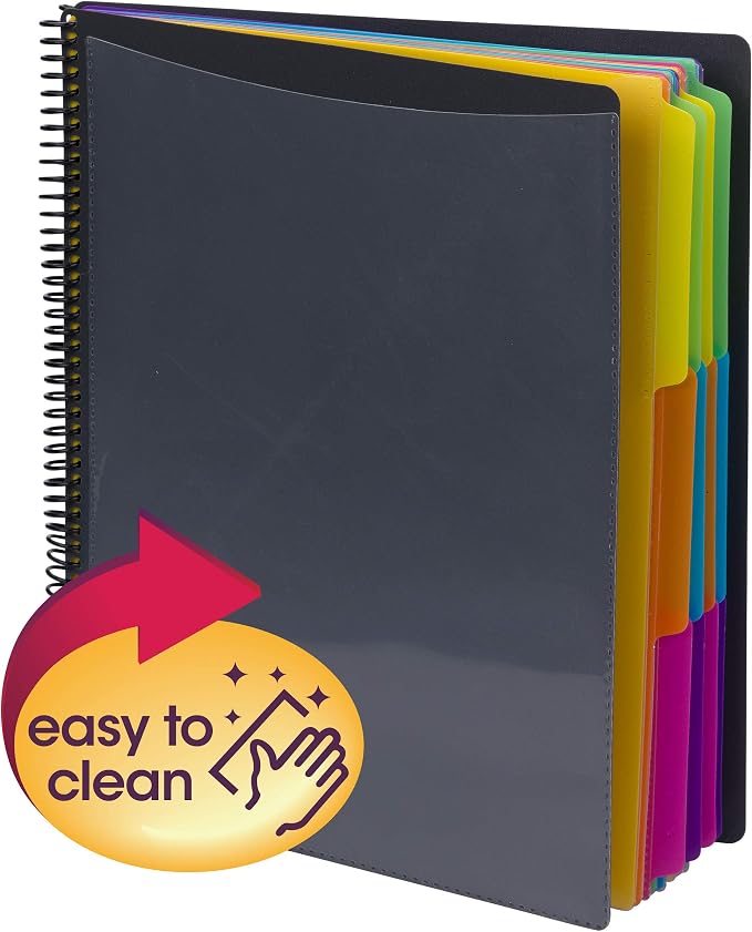 Smead 24 Pocket Poly Project Organizer, 1/3-Cut Tab, Letter Size - Image 4