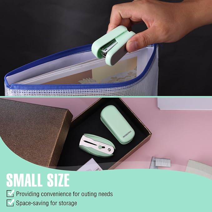 WORKPRO Small Stapler with Staples, One Staple Remover, 2000 Standard Staples - Image 6