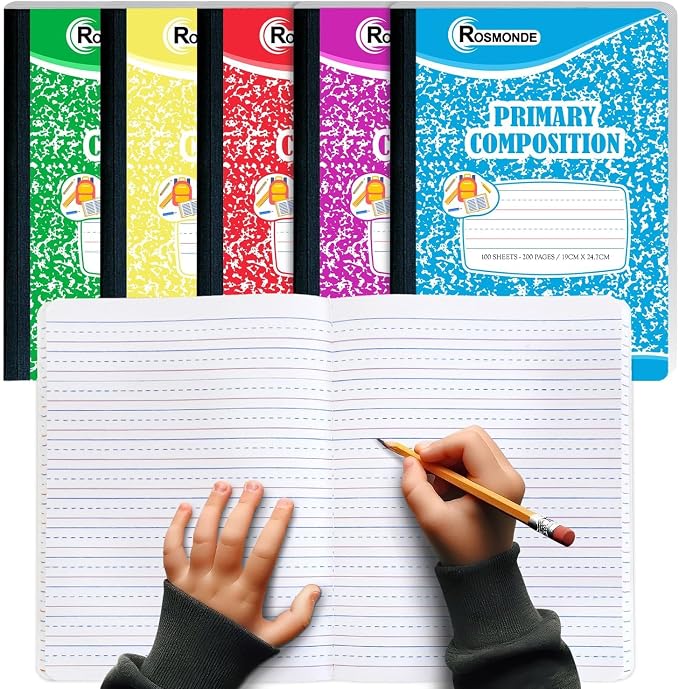 Rosmonde 100 Pack Bulk Primary Composition Notebooks, 200 Pages, 9-3/4" x 7-1/2" - Image 8