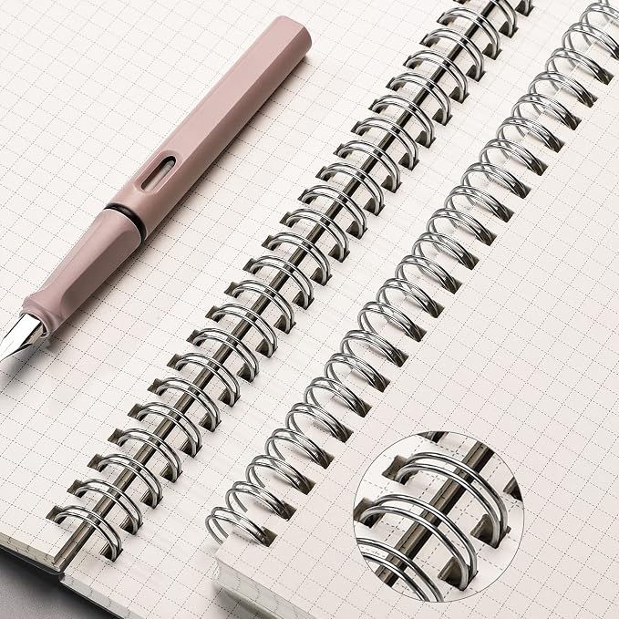 AHGXG A5 Graph Paper Notebook Spiral Spiral Journal 5.7"x 8.3", Quad Ruled - Image 3