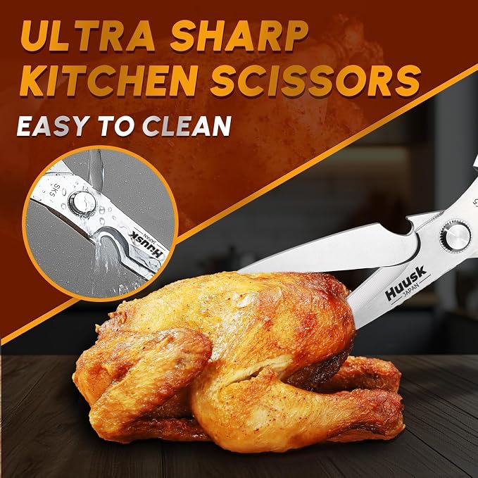 HUUSK Kitchen Scissors All Purpose - Image 2