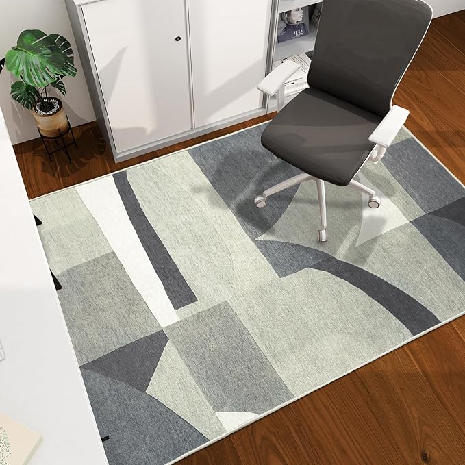 Office Chair Mat for Hardwood Floor, Machine Wash by CHAKME