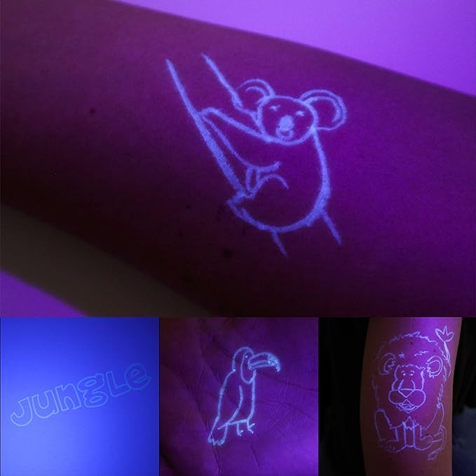 Invisible Ink Pen and Notebook Pack of 16 - BONNYCO | Safari Party Favors for Kids | Spy Pen Jungle Party Favors, Animal Prizes for Kids | Magic Pen Jungle Theme Party Supplies, Prizes for Students-DeskLoop Office