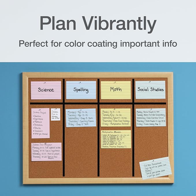 Oxford Ruled Index Cards, Lined Note Cards, Flashcards - Image 3