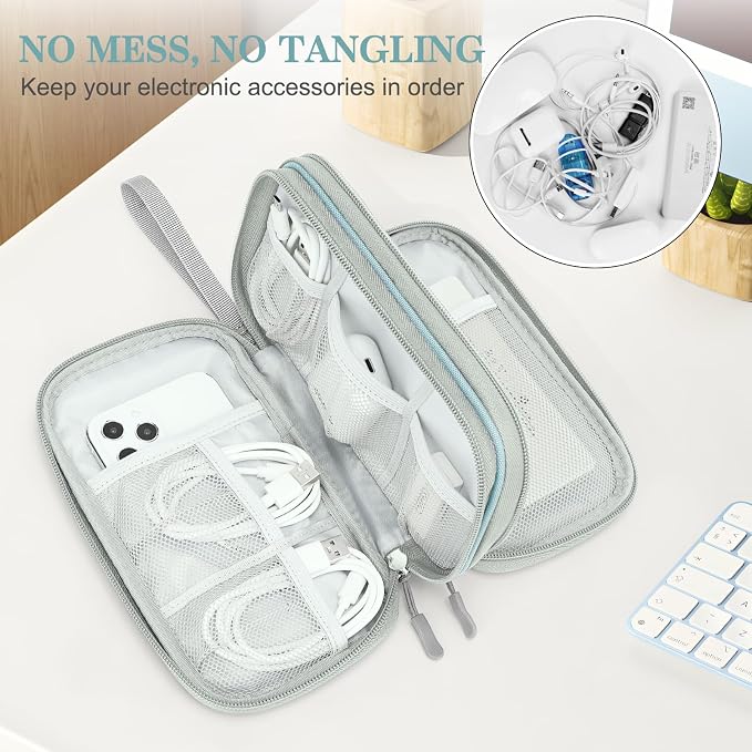 FYY Electronic Organizer, Travel Cable Organizer Bag Pouch Electronic - Image 5