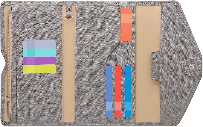 ZOPPEN Mulit-purpose Rfid Blocking Passport Holder Travel Wallet Passport and by Zoppen
