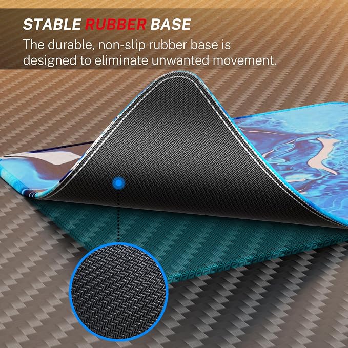 MROCO Essential Office & Gaming Mouse Pad, 8.5 x 11 Inch, Functional Pattern - Image 4