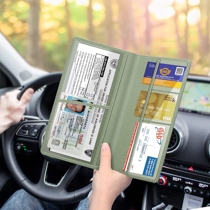 FINPAC Car Registration and Insurance Card Holder, Vehicle Glove Box Card - Image 5