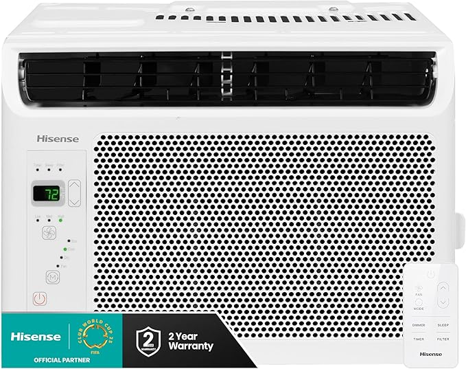 Hisense WC05R25A Window Air Conditioner, 5,000 BTU, White-DeskLoop Office