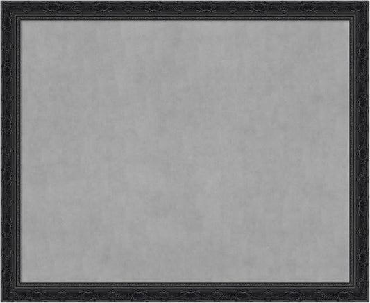 Amanti Art Black Framed Magnetic Board 36x44 X-Large Vision Board by AmantiArt