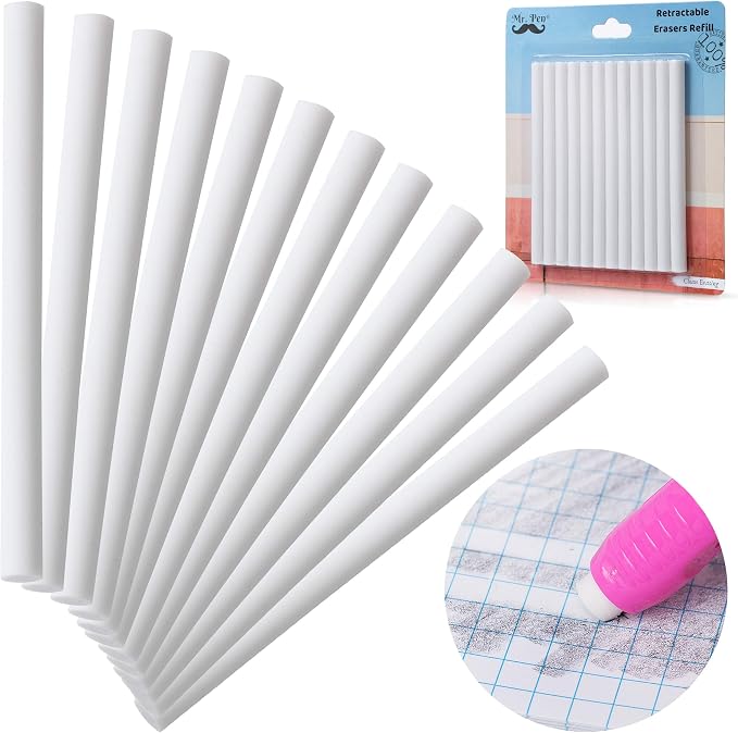 Mr. Pen- Eraser Refill, 12 Pack, Mr. Pen Mechanical Eraser Refills | Replacement - Image 6