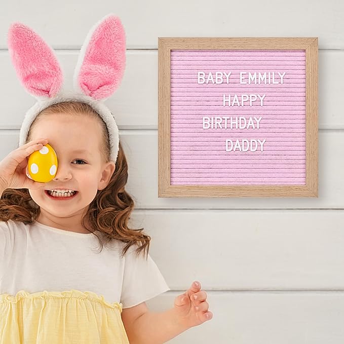 Felt Letter Board with 294 Letters, Numbers & Symbols - Image 3