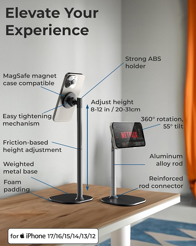 COOPER MagStand, Adjustable Magnetic iPhone Stand - Image 6