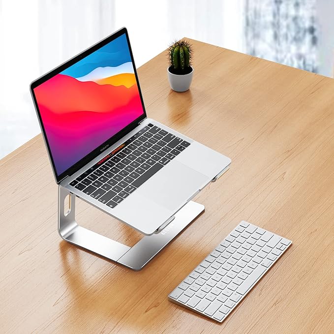 BESIGN LS03 Aluminum Laptop Stand, Ergonomic Detachable Computer Stand - Image 2