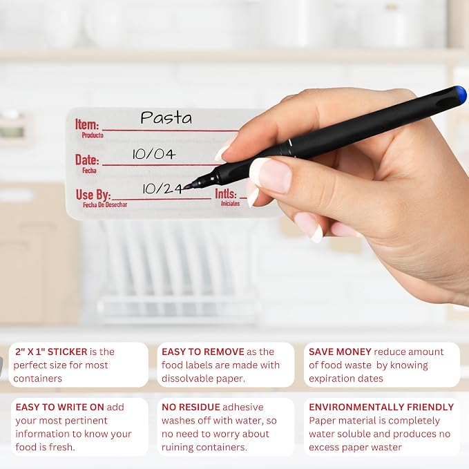 2x1 Dissolvable Food Labels - Image 5