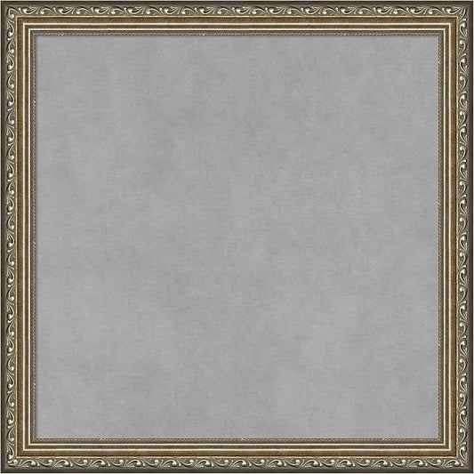 Amanti Art Silver Framed Magnetic Board 18x18 Small Vision Board by AmantiArt