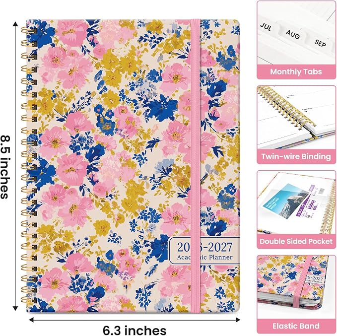 Planner 2026-2027, Academic Year Monthly and Weekly Calendar Planner, Jul 2026 - Image 4