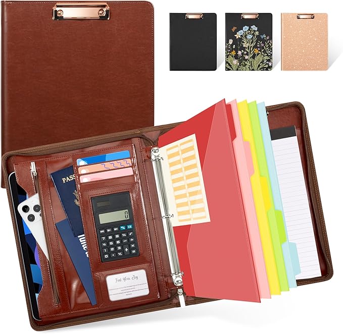 Ospelelf 3 Ring Binder Portfolio Folder by OspelelfOfficeSupplies