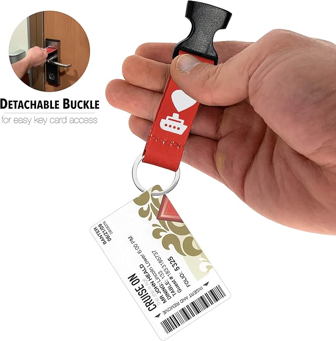 Cruise On Cruise Lanyard for Ship Cards – 2-Pack Retractable Badge & Waterproof - Image 4