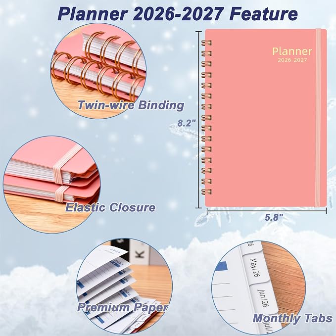 Day Planner 2026-2027, Weekly and Monthly Planner 2026, from Jan 2026-Jun 2027 - Image 5