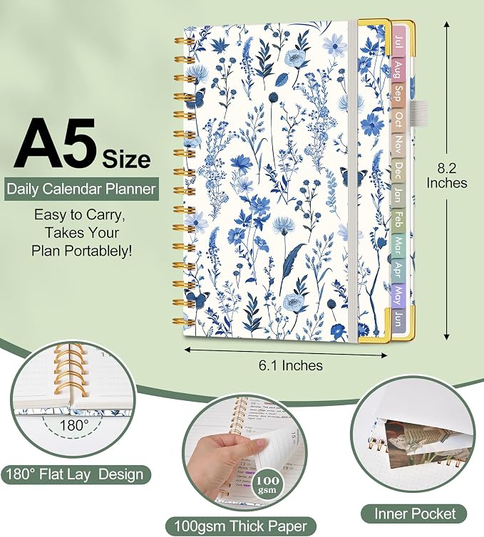 Academic Planner 2026-2027, Hardcover Weekly and Monthly Calendar Planner from - Image 5