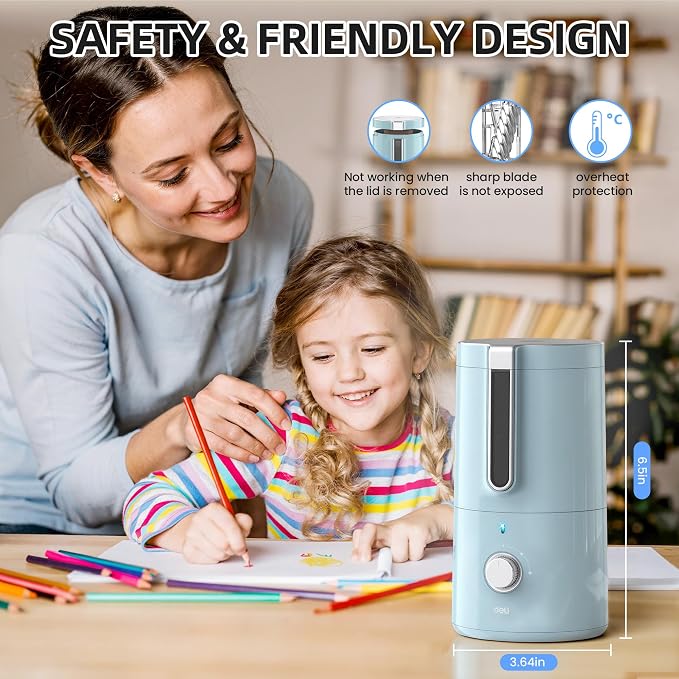 deli Electric Pencil Sharpener, Fully Automatic Pencil Sharpener - Image 5