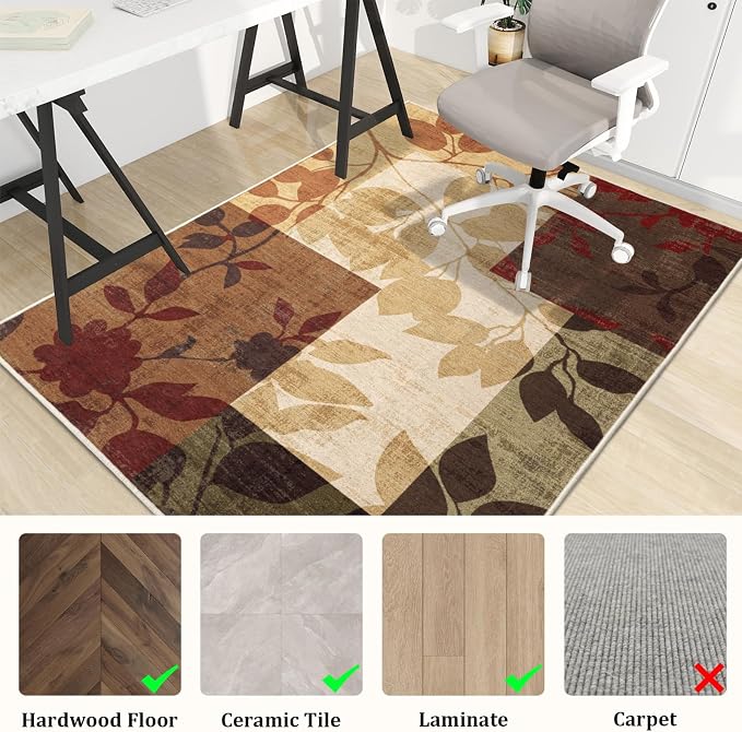 Office Chair Mat for Hardwood Floor, Machine Wash - Image 3