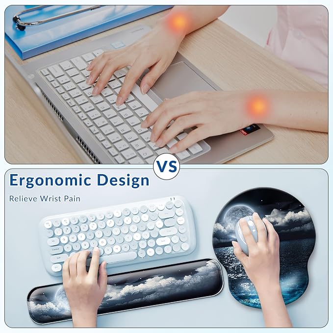 Desk Mat Set + Keyboard and Mouse Pad - Image 6