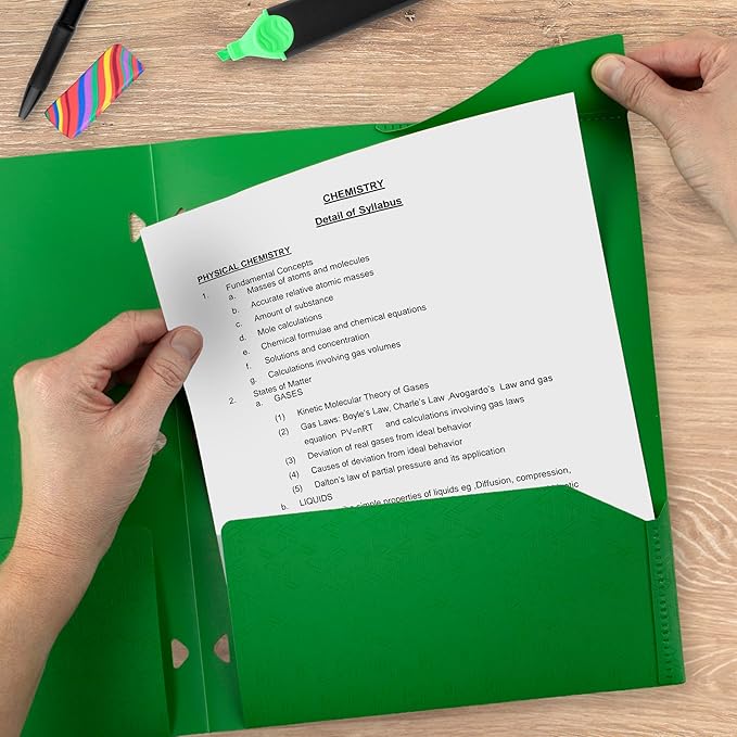 Five Star 2-Pocket Folder, Plastic Folder - Image 6