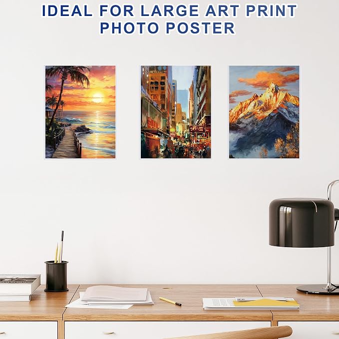 AKONEGE 5PCS 9" x 12" Rigid Print Protectors Clear Plastic Sheet Protectors - Image 6