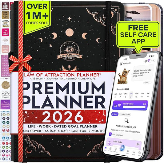 Law of Attraction Planner 2026 Deluxe by FreedomMastery