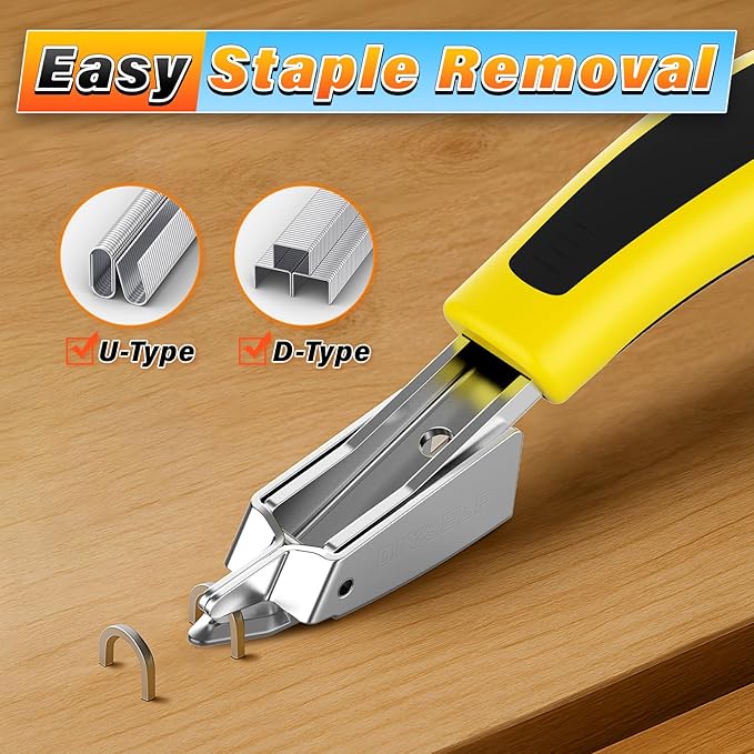 DIYSELF Staple Gun Heavy Duty 4-in-1 Upholstery Staple Gun - Image 6