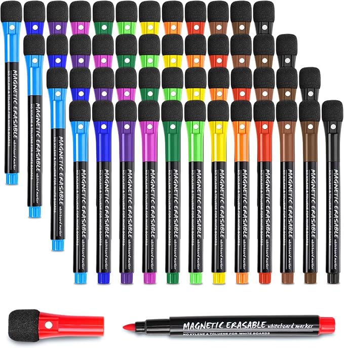 EMART Dry Erase Markers Fine Tip by EMART